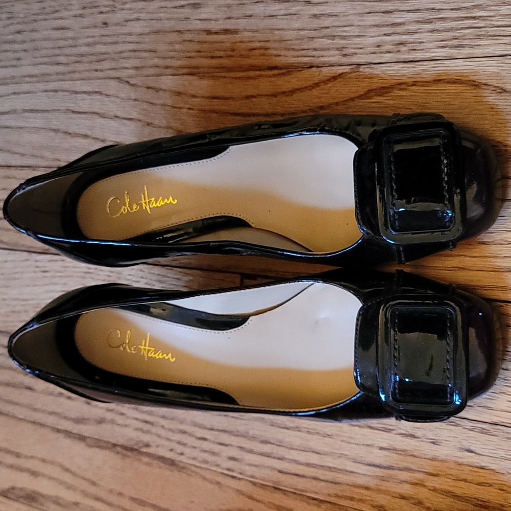 Purple Cole Haan Kitten Heel Pumps